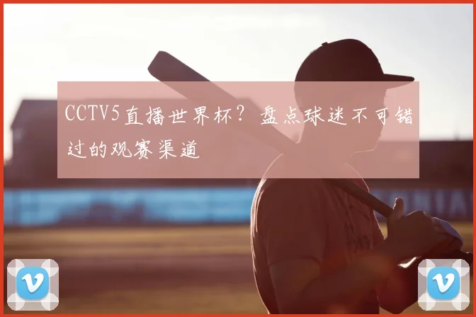 CCTV5直播世界杯？盘点球迷不可错过的观赛渠道