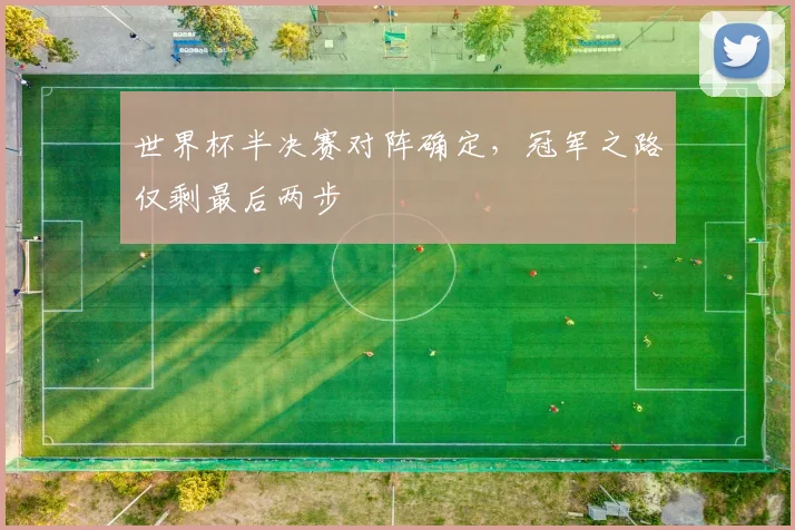 世界杯半决赛对阵确定，冠军之路仅剩最后两步