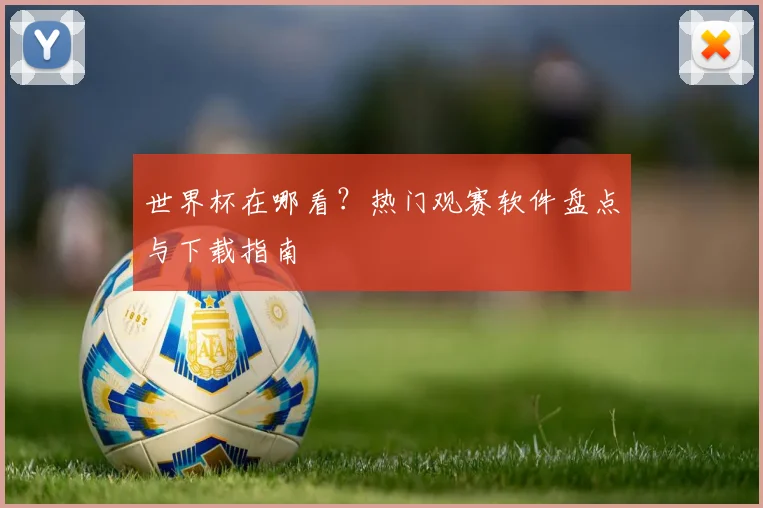 世界杯在哪看？热门观赛软件盘点与下载指南