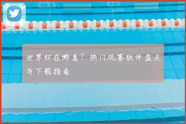 世界杯在哪看？热门观赛软件盘点与下载指南